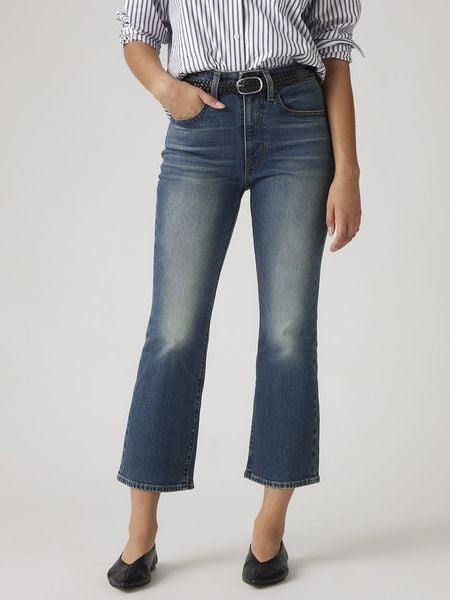 Levi's Dżinsy - Bootcut fit - w kolorze niebieskim rozmiar: W31/L27. Niebieskie jeansy damskie Levi's. Za 214.70 zł.