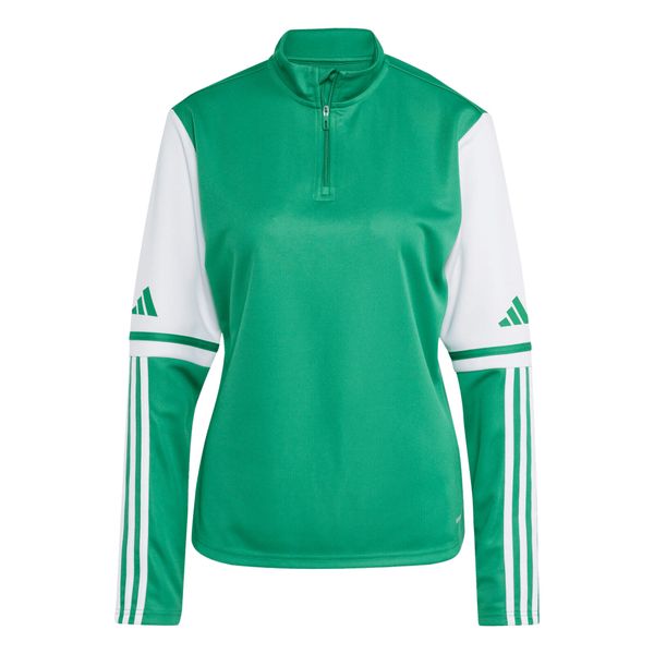 Bluza damska adidas Squadra 25 Training Top. Zielone bluzy sportowe damskie Adidas, m, bez wzorów, z materiału, bez ramiączek, długie, bez kaptura. Za 131.99 zł.