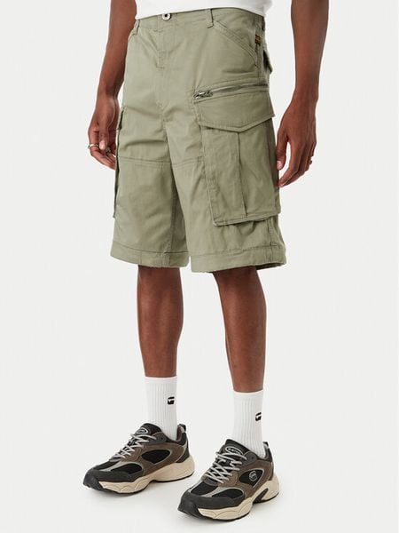 G-Star Raw Spodnie materiałowe Rovic D08566-5126 Zielony Tapered Fit. Zielone spodnie materiałowe męskie G-Star Raw, bez wzorów, z bawełny, retro. Za 330.99 zł.