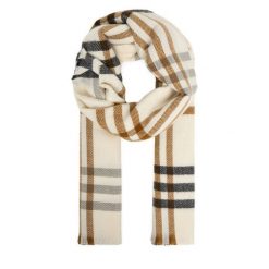 Szalik Nine West. Brązowe szaliki i kominy damskie Nine West, bez wzorów. Za 59.99 zł.
