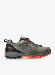 Buty trailowe męskie CMP Atik WP Trail Running Shoes. Zielone buty trekkingowe męskie CMP, ze skóry, bez zapięcia, do biegania. Za 274.99 zł.