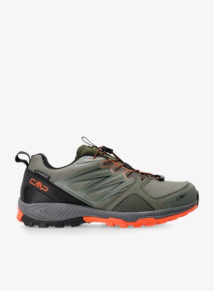 Buty trailowe męskie CMP Atik WP Trail Running Shoes. Zielone buty trekkingowe męskie CMP, ze skóry, bez zapięcia, do biegania. Za 274.99 zł.