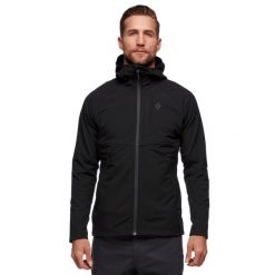 Bluza z kapturem trekkingowa męska Black Diamond Element. Czarne bluzy z kapturem męskie Black Diamond, m. Za 494.99 zł.