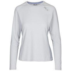 Koszulka z długim rękawem damska Katherine DLX. Szare bluzki damskie Trespass, xl, bez wzorów, sportowe, bez kołnierzyka, bez ramiączek. Za 156.99 zł.