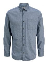 Jack & Jones Koszula - Sli fit - w kolorze błękitnym rozmiar: S. Niebieskie koszule męskie Jack & Jones, s, bez wzorów, z bawełny, bez kołnierzyka, bez ramiączek. Za 74.81 zł.