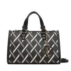 Torebka Armani Exchange. Czarne torebki klasyczne damskie Armani Exchange, bez wzorów, bez dodatków. Za 619.99 zł.