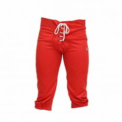 Spodnie do futbolu amerykańskiego, mecz FP-2 Czerwone. Czerwone spodnie materiałowe męskie BARNETT, bez wzorów, sportowe. Za 128.00 zł.