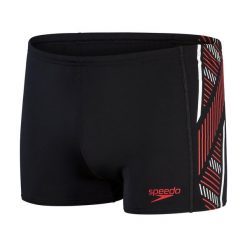 Bokserki kąpielowe męskie Speedo Tech Panel Aquashort. Czarne kąpielówki męskie Speedo, m, bez wzorów, do pływania. Za 89.99 zł.