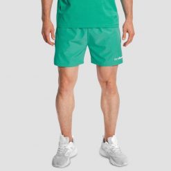 Spodenki męskie fitness regular z kieszeniami TRN Lagoon. Niebieskie szorty męskie GYMBEAM, m, z elastanu, do biegania. Za 83.90 zł.