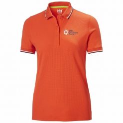 Damska koszulka polo Helly Hansen the ocean race. Czerwone bluzki damskie Helly Hansen, m, bez wzorów, sportowe, bez kołnierzyka, bez ramiączek. Za 325.50 zł.