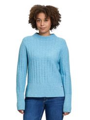 BETTY & CO Sweter w kolorze błękitnym rozmiar: 44. Niebieskie golfy damskie Betty & Co., bez kołnierzyka. Za 135.49 zł.