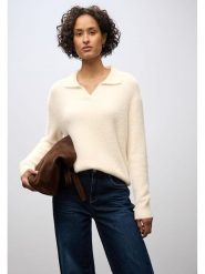 Cecil Sweter w kolorze kremowym rozmiar: 38. Brązowe swetry klasyczne damskie Cecil, bez kołnierzyka. Za 174.84 zł.