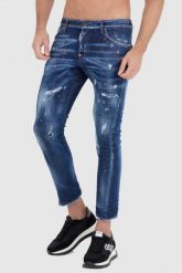 DSQUARED2 Granatowe jeansy sexy twist jean. Niebieskie jeansy męskie Dsquared2. W wyprzedaży za 1,899.99 zł.