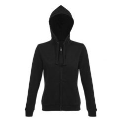 Damska Bluza Z Kapturem Spike Z Pełnym Zamkiem Błyskawicznym. Czarne bluzy z kapturem damskie SOL'S, s. Za 174.99 zł.