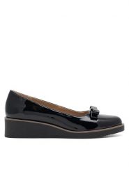 Clara Barson Baleriny WYL3395-3 Czarny. Czarne baleriny damskie Clara Barson, bez wzorów, z tworzywa sztucznego, bez obcasa. Za 83.99 zł.