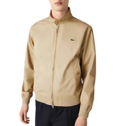 Kurtka sportowa męska Lacoste. Brązowe kurtki treningowe męskie Lacoste, l, bez wzorów, trekkingowe. Za 747.00 zł.