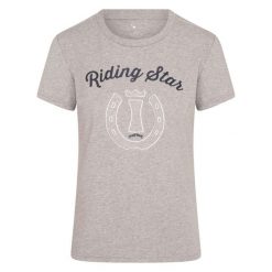 Koszulka damska Imperial Riding You Shine. Szare t-shirty damskie IMPERIAL RIDING, bez wzorów, bez kołnierzyka. Za 129.00 zł.