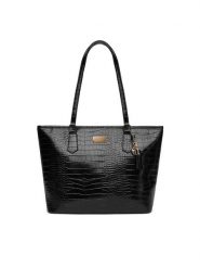 DeeZee Torebka DZE-S-004-07 Czarny. Czarne torebki klasyczne damskie DeeZee, bez wzorów, z materiału, bez dodatków. Za 149.99 zł.