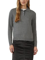 S.Oliver Sweter w kolorze szarym rozmiar: 40. Szare swetry klasyczne damskie S.Oliver, s, bez kołnierzyka. Za 105.88 zł.