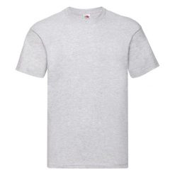 Szara koszulka dla dorosłych Fruit Of The Loom Original T. Szare t-shirty damskie Fruit of the Loom, xl, bez wzorów, z bawełny, bez kołnierzyka. Za 125.99 zł.