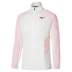 Damska bluza dresowa Mizuno Front Shadow. Białe bluzy bez kaptura damskie Mizuno, l, z dresówki. Za 364.20 zł.