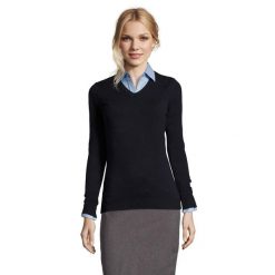 Damski Sweter Glory. Brązowe swetry klasyczne damskie SOL'S, s, bez kołnierzyka. Za 187.99 zł.