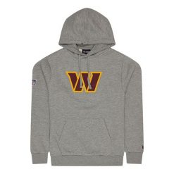 Bluza z kapturem Washington Commanders NFL. Szare bluzy z kapturem męskie New Era, m, z bawełny. Za 204.15 zł.