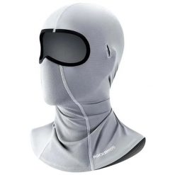 Wielofunkcyjny komin z jedwabiu chłodzącego ROCKBROS LF70878. Szare szaliki męskie ROCKBROS, na lato, bez wzorów, z materiału. Za 62.00 zł.