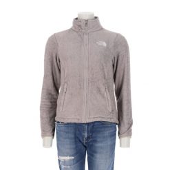 Damska kurtka polarowa Osito TNF. Szare kurtki damskie The North Face, l, bez wzorów, z polaru, bez kaptura. Za 212.96 zł.