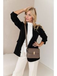 Lia Biassoni Skórzana torebka w kolorze szarobrązowym - 22 x 16 x 7 cm rozmiar: onesize. Brązowe torebki klasyczne damskie Lia Biassoni, bez wzorów, z materiału, bez dodatków. Za 295.99 zł.