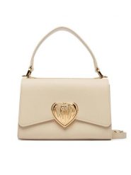 LOVE MOSCHINO Torebka JC4146PP1OL1611A Écru. Torebki klasyczne damskie Love Moschino, bez wzorów, ze skóry, bez dodatków. Za 1,159.00 zł.
