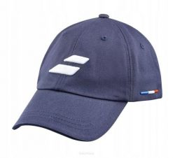 Czapka tenisowa Babolat Event Cap - granatowa. Niebieskie czapki męskie BABOLAT, bez wzorów, z bawełny, eleganckie. Za 99.00 zł.