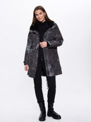 CANADA weather gear Płaszcz zimowy w kolorze szarym rozmiar: XL. Szare płaszcze damskie CANADA weather gear, na zimę, xl, bez wzorów, z puchu. Za 300.92 zł.