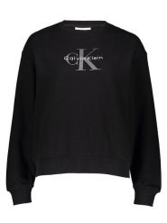 Calvin Klein Bluza w kolorze czarnym rozmiar: L. Czarne bluzy bez kaptura damskie CALVIN KLEIN, l. Za 191.95 zł.