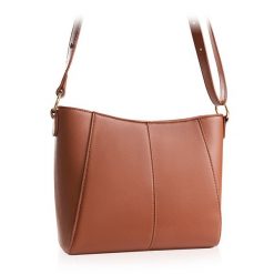 Torebka damska na ramię MILEY BETLEWSKI® koniakowy. Torebki klasyczne damskie bez wzorów, wizytowe, bez kołnierzyka, bez ramiączek. Za 76.26 zł.