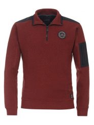 CASAMODA Bluza w kolorze czerwonym rozmiar: M. Czerwone bluzy bez kaptura męskie CASAMODA, m, z bawełny. Za 163.64 zł.