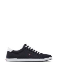 Tommy Hilfiger Tenisówki Harlow 1D FM0FM00596 Granatowy. Niebieskie trampki i tenisówki męskie Tommy Hilfiger, bez wzorów, z materiału, bez zapięcia. Za 189.99 zł.