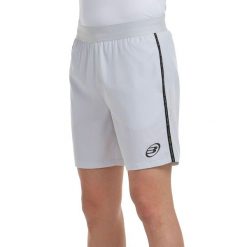 Bullpadel Maceda Shorts. Szare szorty męskie bullpadel, bez wzorów, z tkaniny. Za 232.10 zł.