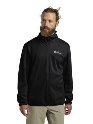 Jack Wolfskin Kurtka funkcyjna "Feldberg" w kolorze czarnym rozmiar: L. Czarne kurtki outdoor męskie Jack Wolfskin, l, bez wzorów, bez kaptura. Za 263.53 zł.