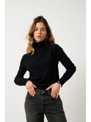 AUTHENTIC CASHMERE Kaszmirowy sweter "Eileen" w kolorze czarnym rozmiar: L. Czarne golfy damskie AUTHENTIC CASHMERE, l, bez wzorów, z kaszmiru, bez ramiączek. Za 300.08 zł.