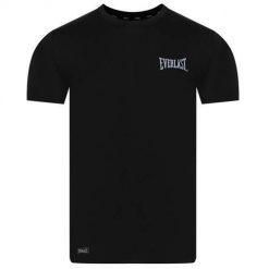 Koszulka sportowa męska Everlast EL014CZARNY. Czarne t-shirty sportowe męskie Everlast, m, bez ramiączek. Za 113.00 zł.