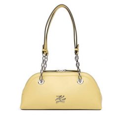 Torebka KARL LAGERFELD. Żółte torebki klasyczne damskie Karl Lagerfeld, bez wzorów, bez dodatków. Za 1,499.00 zł.