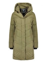 Geographical Norway Płaszcz pikowany "Djamila" w kolorze khaki rozmiar: M. Brązowe płaszcze damskie Geographical Norway, m, bez wzorów. Za 259.13 zł.