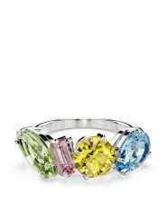 Swarovski Pierścionek Gema 5708939 Srebrny. Szare pierścionki damskie Swarovski, metalowe. Za 419.99 zł.