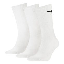 SKARPETY Puma Crew Socks 3 Pack, Dla obu płci. Białe skarpetki damskie Puma, bez wzorów, z bawełny. Za 56.57 zł.