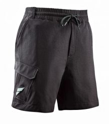 Spodenki boulderowe męskie. Czarne szorty sportowe męskie FELSENFEST, m, z materiału, na fitness i siłownię. Za 259.99 zł.