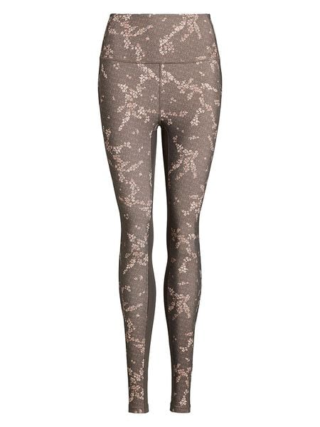 Rethinkit Legginsy sportowe "Beth" w kolorze szarobrązowym rozmiar: M. Brązowe legginsy damskie Rethinkit, m, bez wzorów, z materiału. Za 197.95 zł.