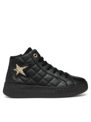 Geox Sneakersy J Mikiroshi Girl J46DVA 000BC C0531 M Czarny. Czarne buty sportowe dziewczęce Geox, bez wzorów, ze skóry, bez zapięcia. Za 179.99 zł.