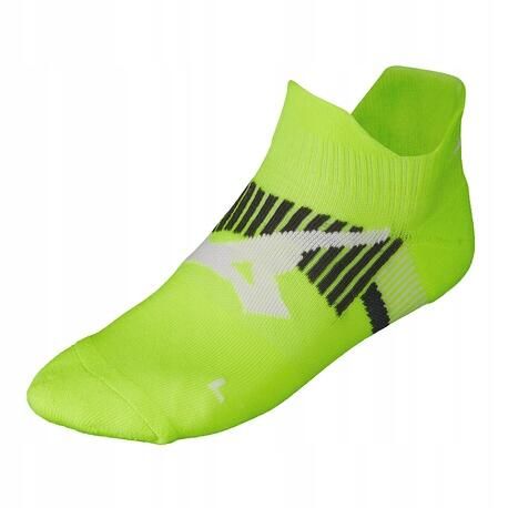 Skarpety do biegania dla dorosłych Mizuno DryLite Race Mid. Zielone skarpetki damskie Mizuno, bez wzorów. Za 44.99 zł.