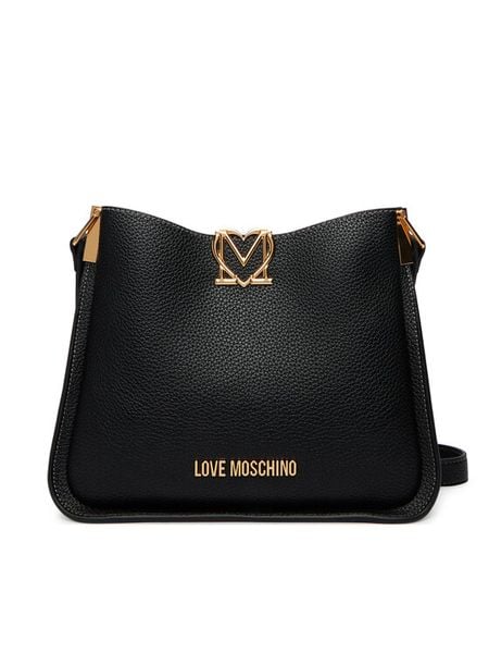 LOVE MOSCHINO Torebka JC4127PP1OLM0000 Czarny. Czarne listonoszki damskie Love Moschino, bez wzorów, ze skóry, bez dodatków. Za 939.99 zł.